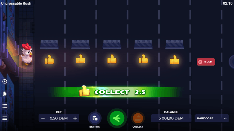 Uncrossable Rush – Opinião Modo Fácil